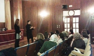 Moderamos en el cine forum del COPAO
